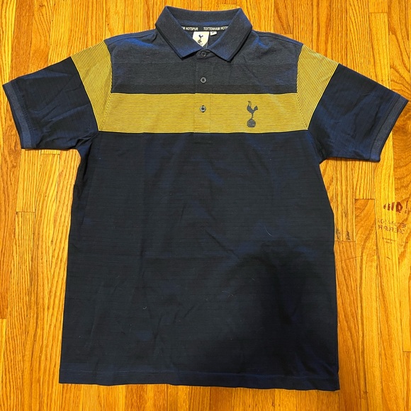 Tottenham Hotspur Navy and Yellow Polo NWOT - Picture 1 of 5